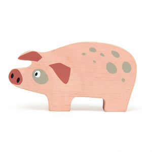 Wooden Farmyard Pig