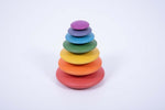 Load image into Gallery viewer, TickiT Rainbow Wooden Stacking Buttons
