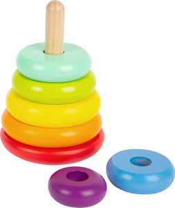 Wooden Rainbow Stacking Tower