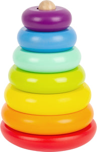 Wooden Rainbow Stacking Tower