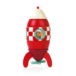 Load image into Gallery viewer, Wooden Stackable Magnetic Rocket
