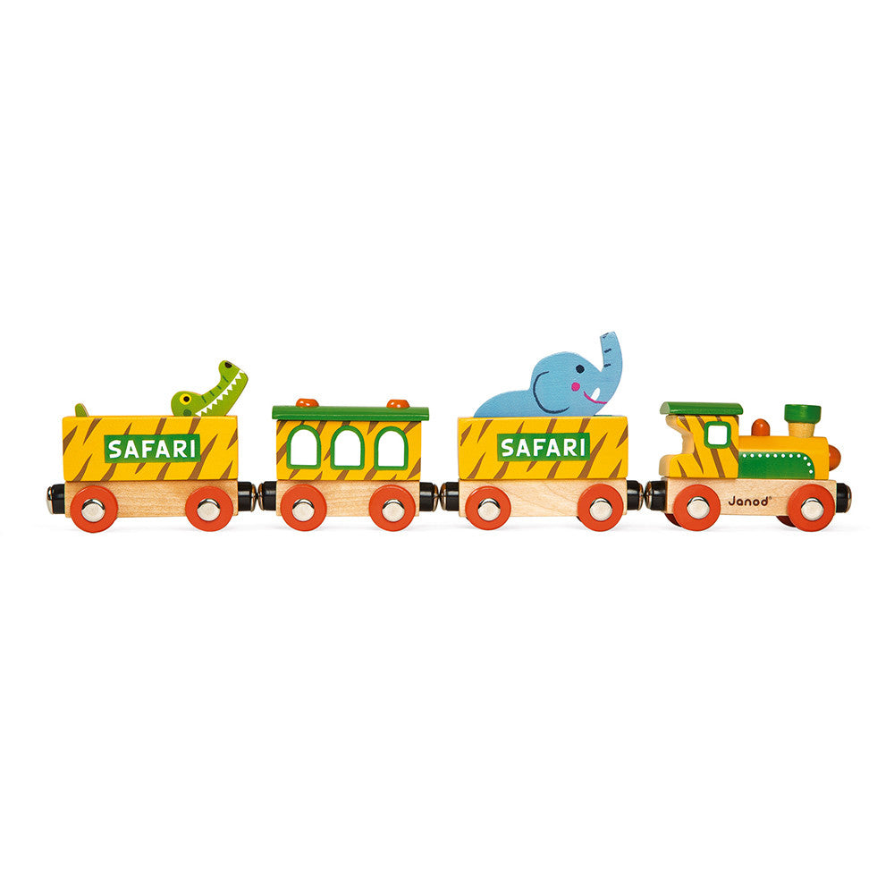 Wooden Safari Train