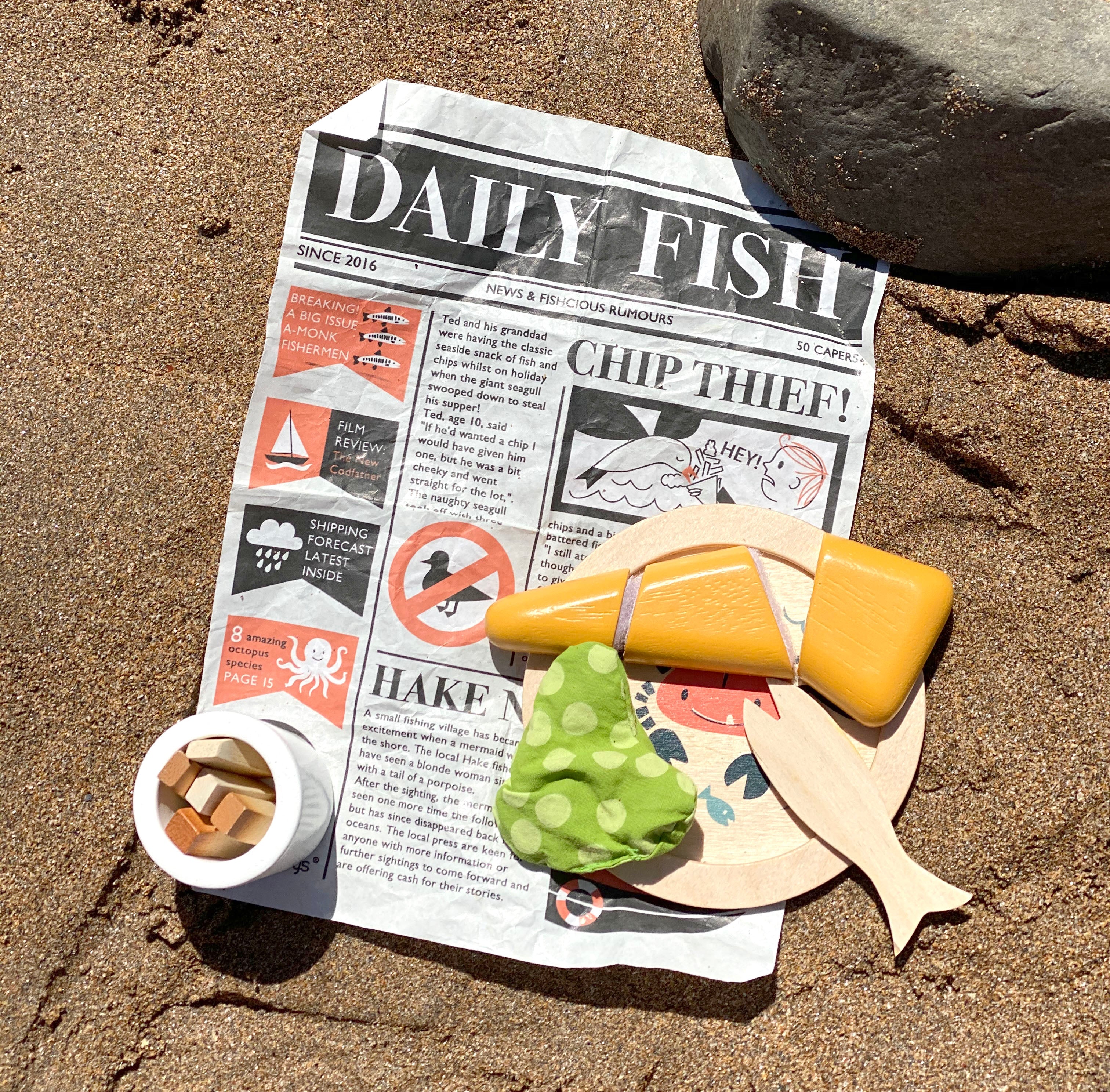 Wooden Fish and Chip Supper