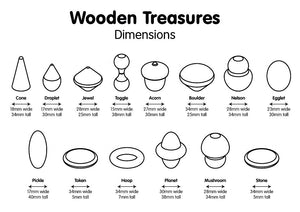 TickiT Wooden Treasures Taster Set (42 pieces)