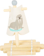 Load image into Gallery viewer, Wooden Walrus Bath Toy
