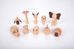 Load image into Gallery viewer, Wooden Animal Friends
