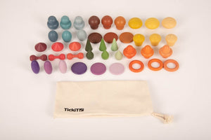 TickiT Wooden Treasures Taster Set (42 pieces)