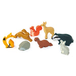 Load image into Gallery viewer, Wooden Woodland Animals &amp; Shelf Set
